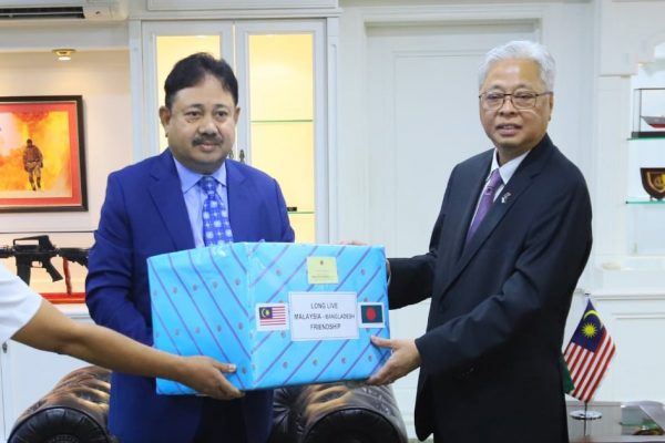 Handing over of the state-to-state donation items to Malaysian Government