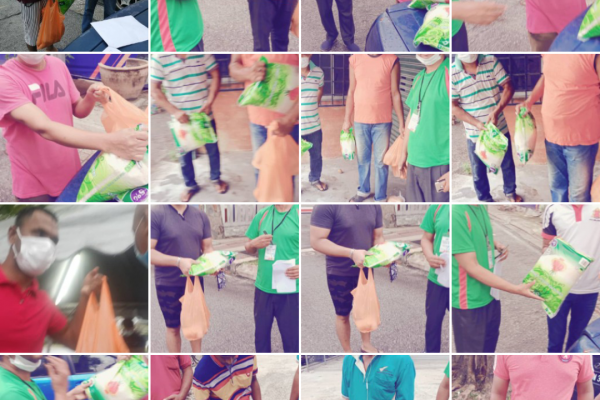 Food assistance to expatriate Bangladeshis