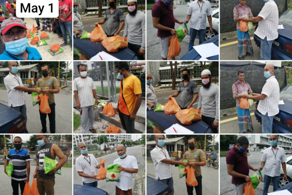 Food assistance to expatriate Bangladeshis